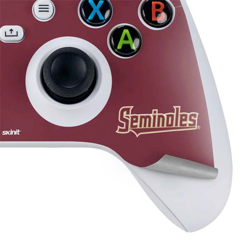 Florida State FSU Seminoles Initials Xbox Series S Controller Skin